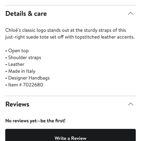 Chloe medium Woody Suede tote - Picture 6 of 7